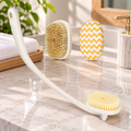 Unique Bargains Long Handle Back Scrubber Bath Brush 17" 1 Set