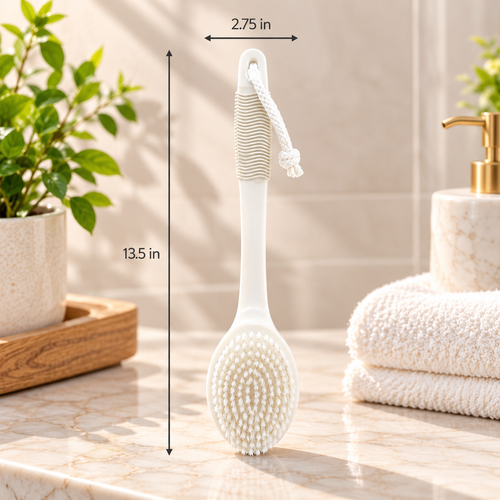 Long Handle Exfoliating Bath Brush